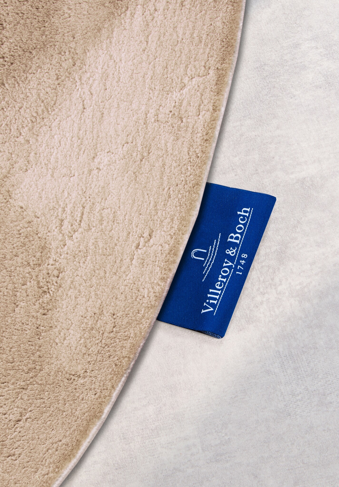 Villeroy & Boch Leon Hoogpolig Rond Vloerkleed Creme