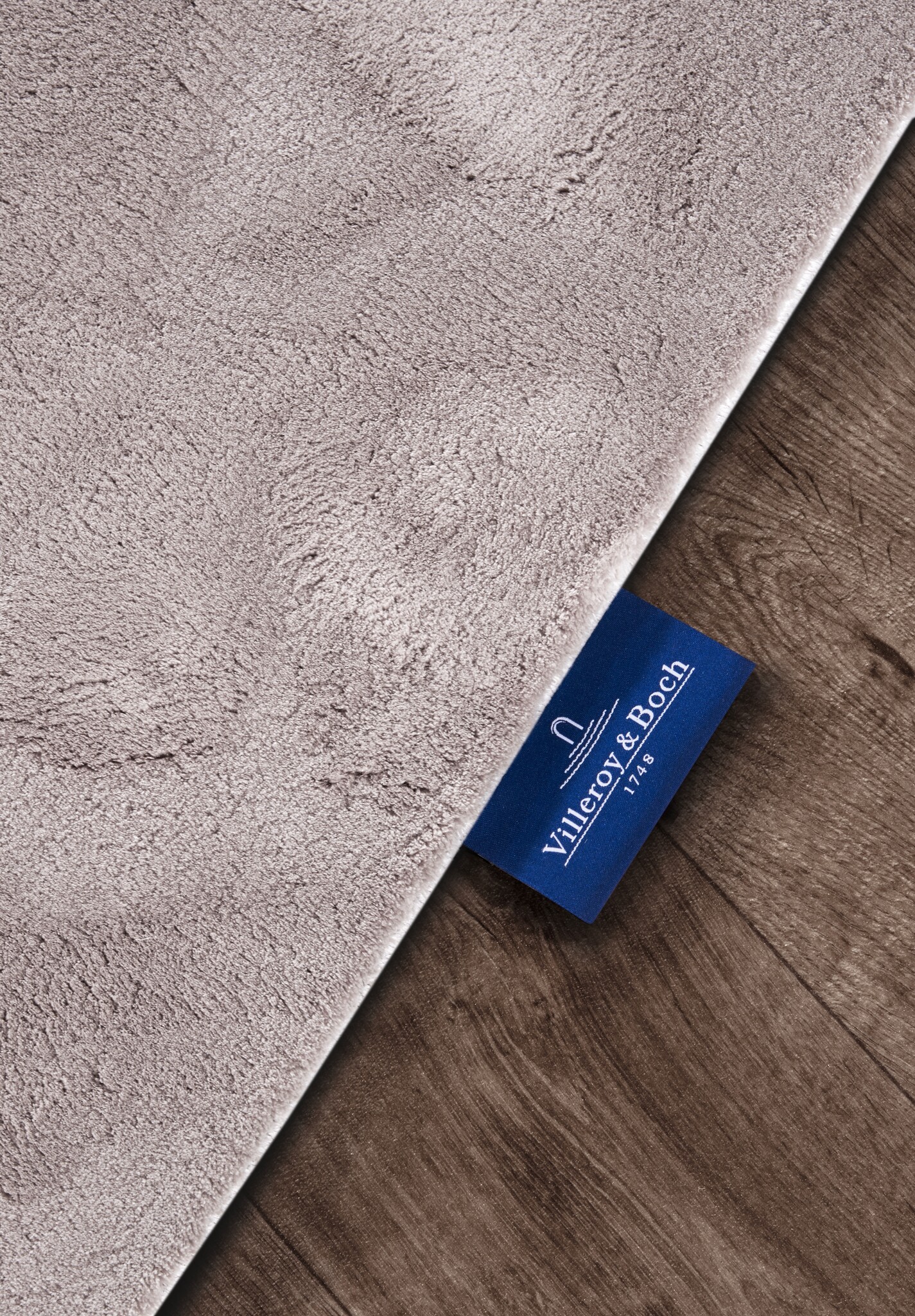 Villeroy & Boch Leon Hoogpolig Vloerkleed Lichtgrijs