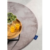 Villeroy & Boch Leon Hoogpolig Rond Vloerkleed Lichtgrijs