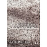 Villeroy & Boch Leon Hoogpolig Rond Vloerkleed Lichtgrijs