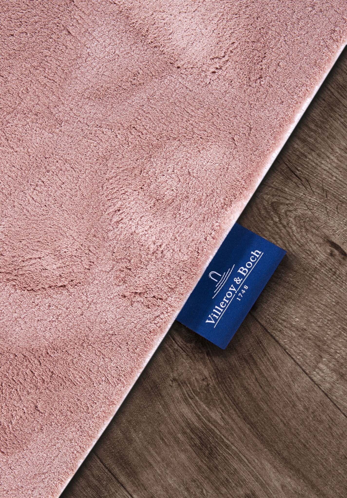 Villeroy & Boch Leon Hoogpolig Vloerkleed Oud Roze