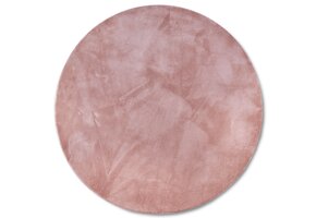 Villeroy & Boch Leon Hoogpolig Rond Vloerkleed Oud roze