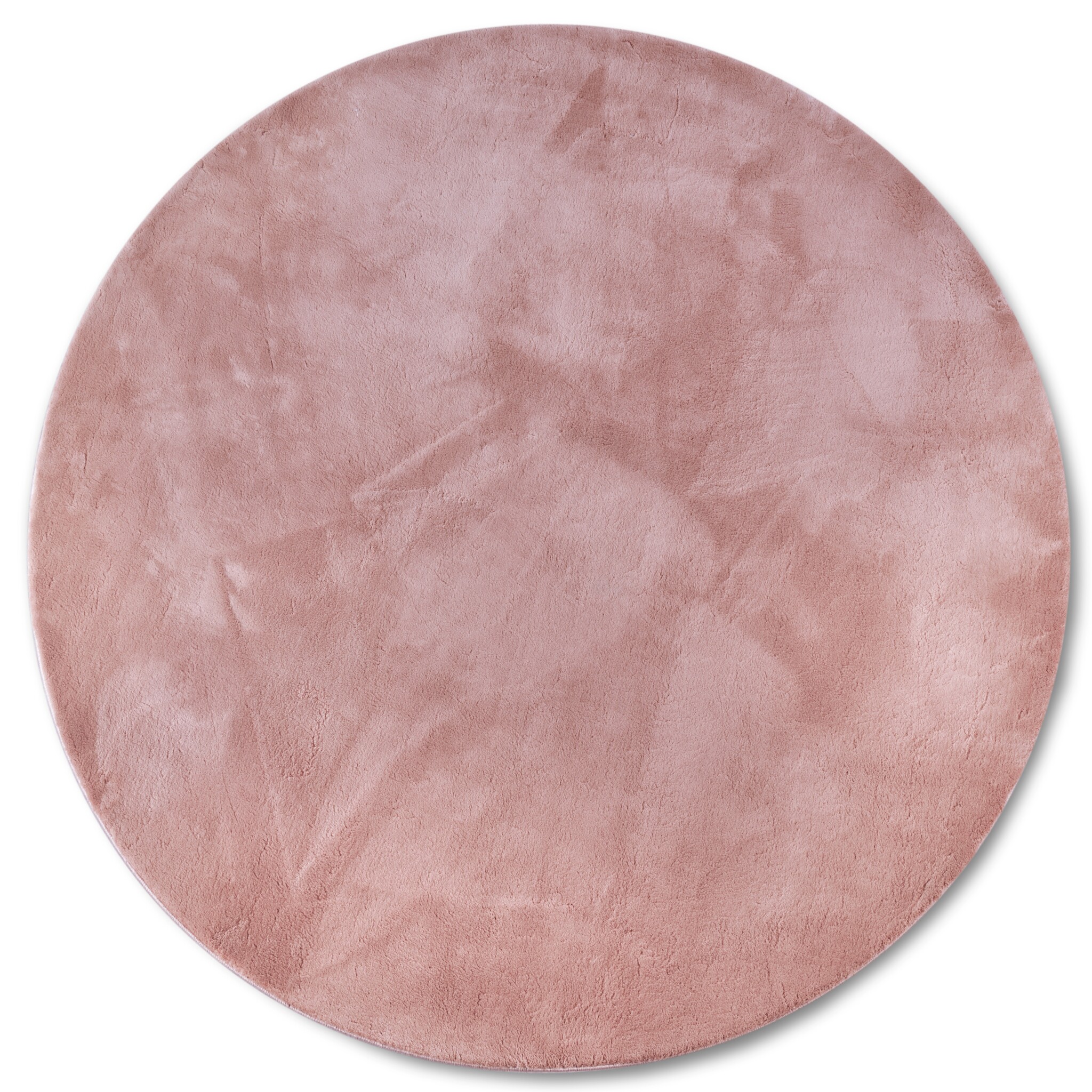 Villeroy & Boch Leon Hoogpolig Rond Vloerkleed Oud roze