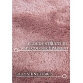 Villeroy & Boch Leon Hoogpolig Rond Vloerkleed Oud roze