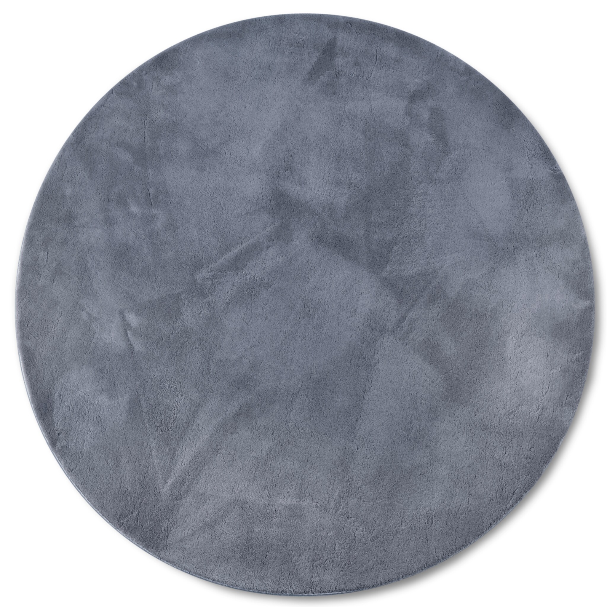 Villeroy & Boch Leon Rond Hoogpolig Vloerkleed Antraciet