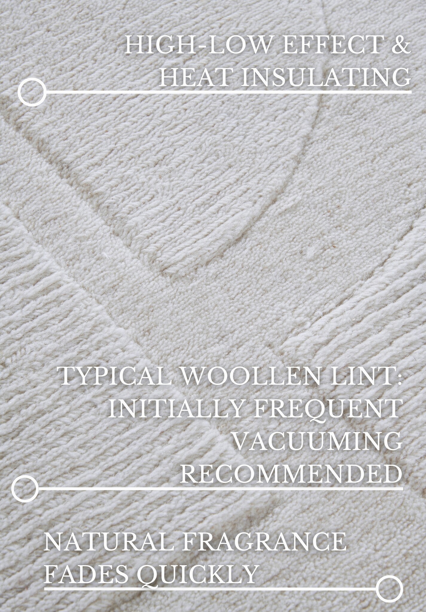 Villeroy & Boch Alexis Wol Vloerkleed Creme