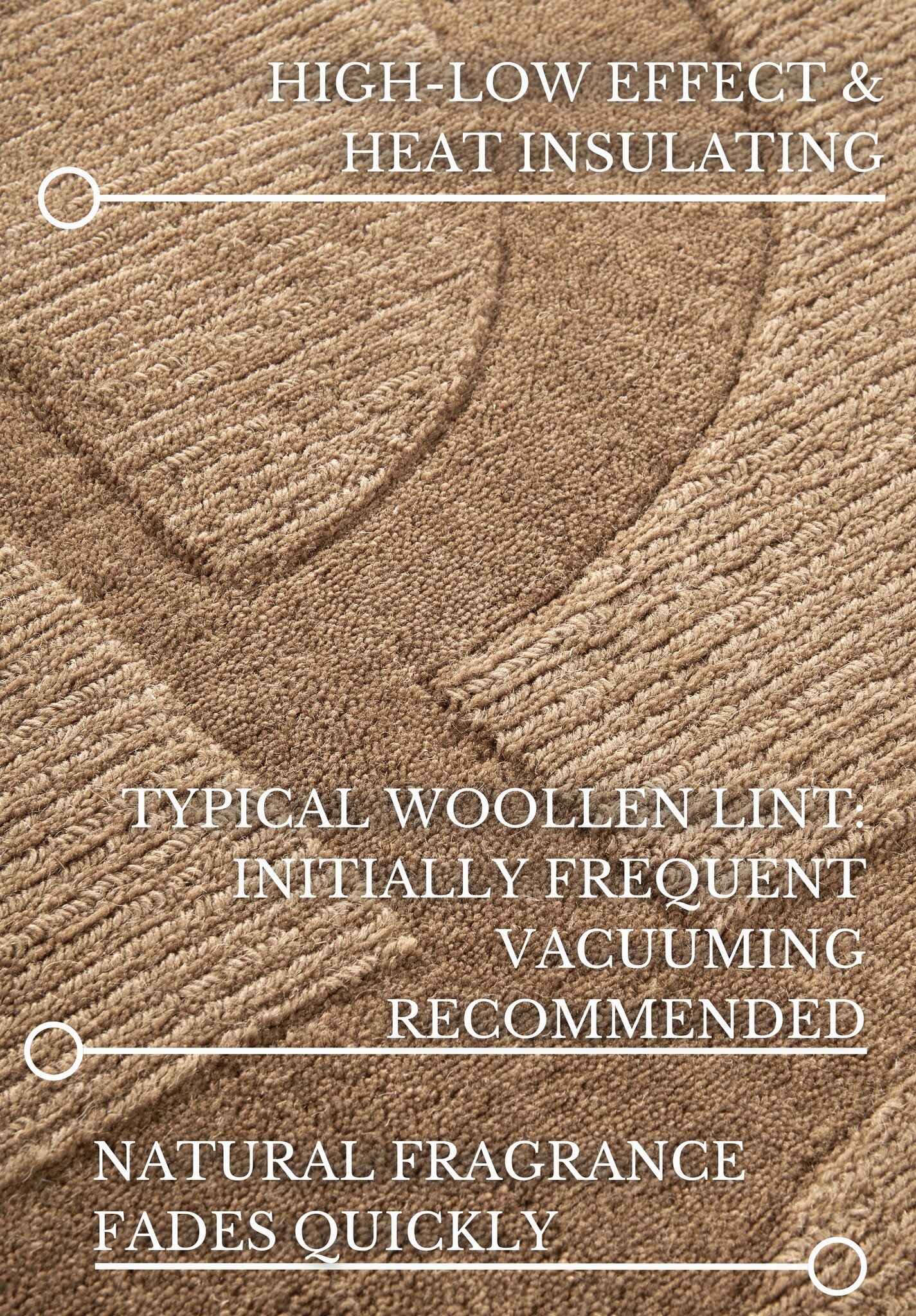 Villeroy & Boch Alexis Wol Vloerkleed Beige