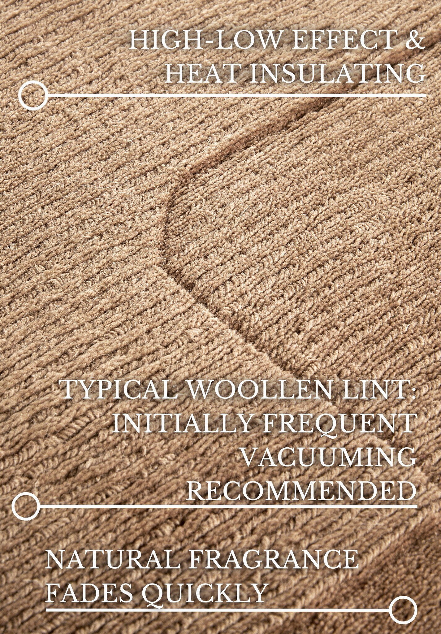 Villeroy & Boch Charlotte Wol Vloerkleed Beige