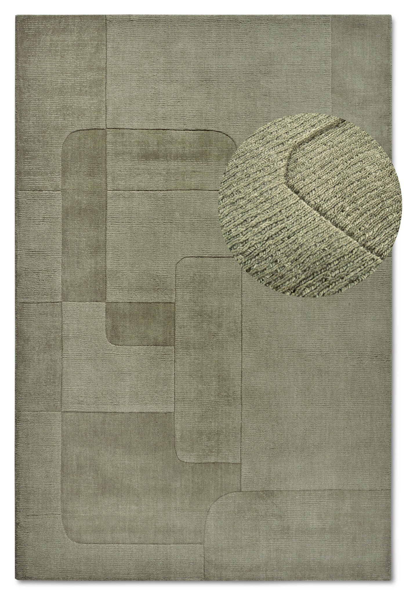 Villeroy & Boch Charlotte Wol Vloerkleed Groen