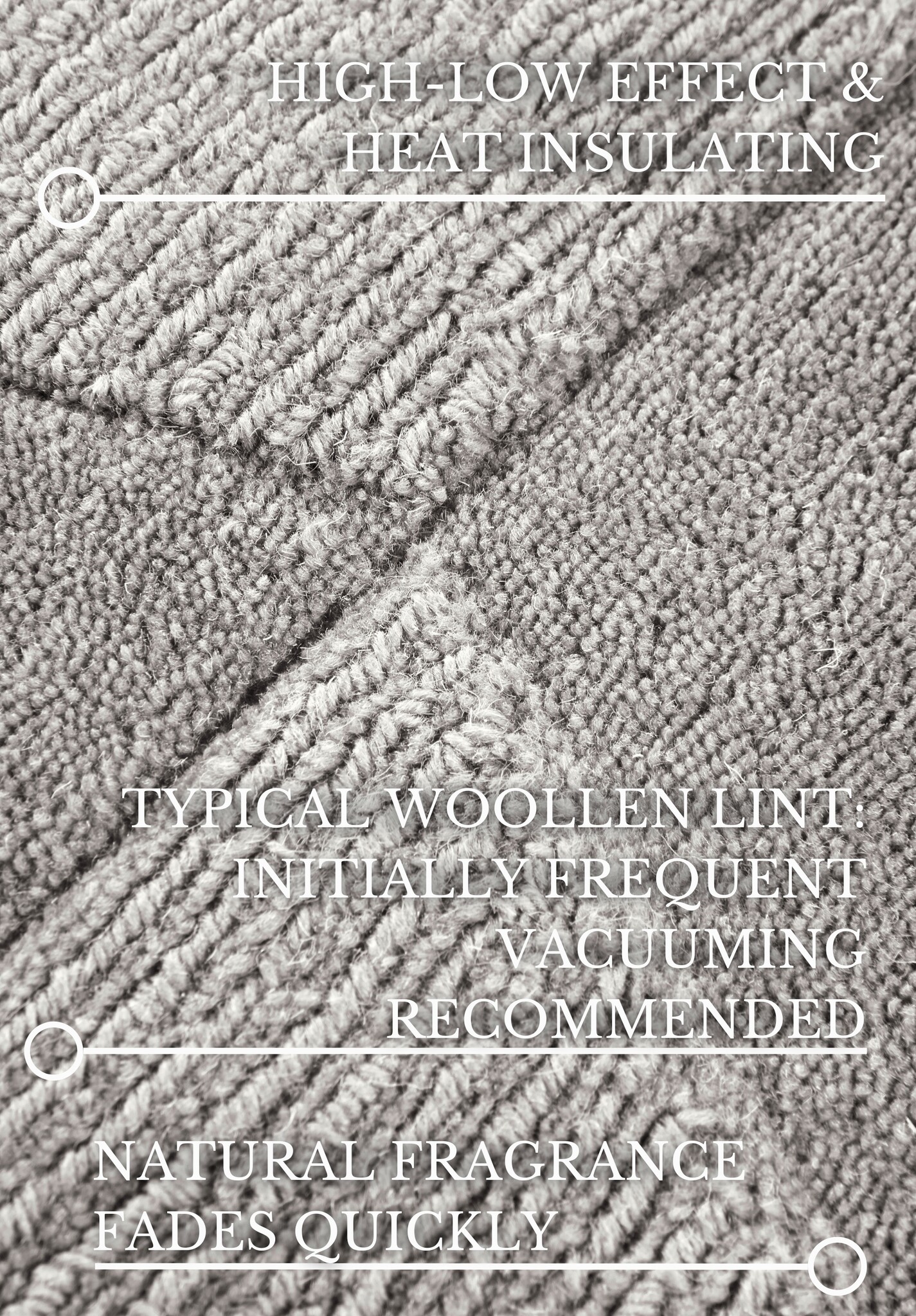 Villeroy & Boch Ursule Wol Vloerkleed Grijs