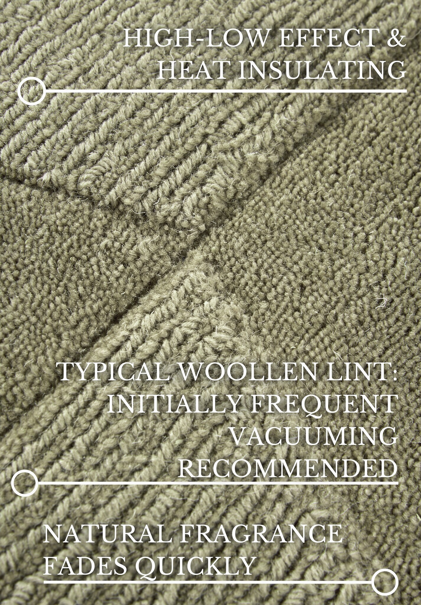 Villeroy & Boch Ursule Wol Vloerkleed Groen