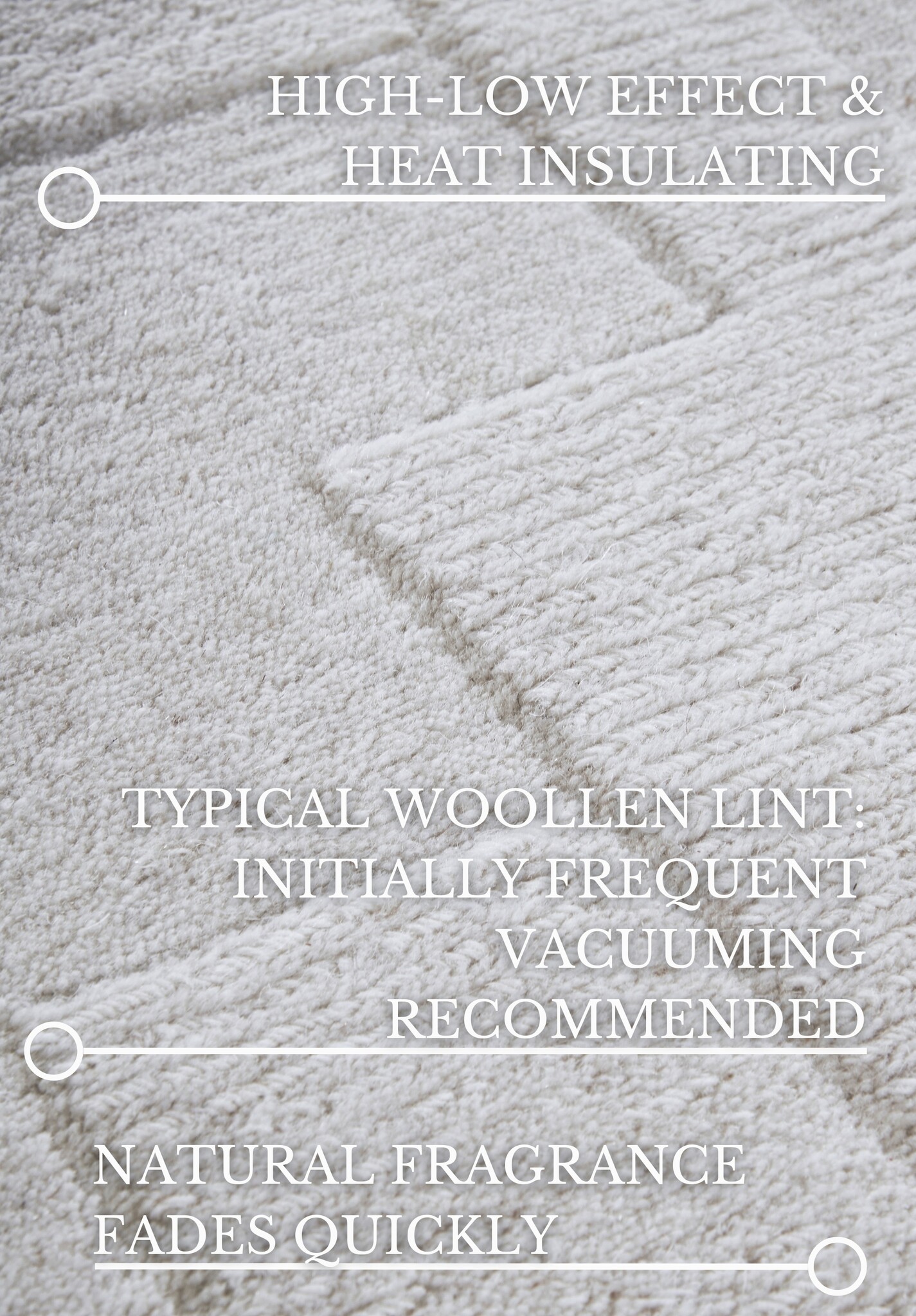 Villeroy & Boch Wilhelmine Wol Vloerkleed Creme