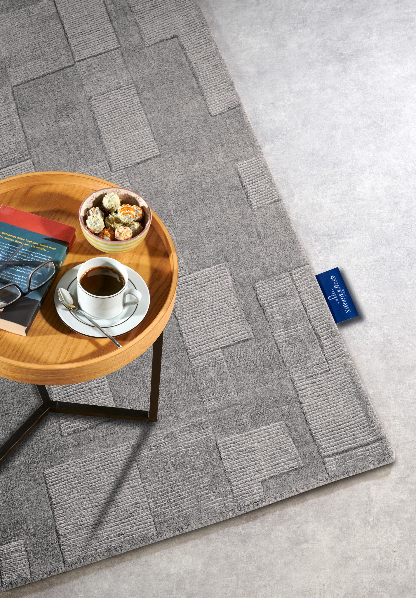 Villeroy & Boch Wilhelmine Wol Vloerkleed Grijs