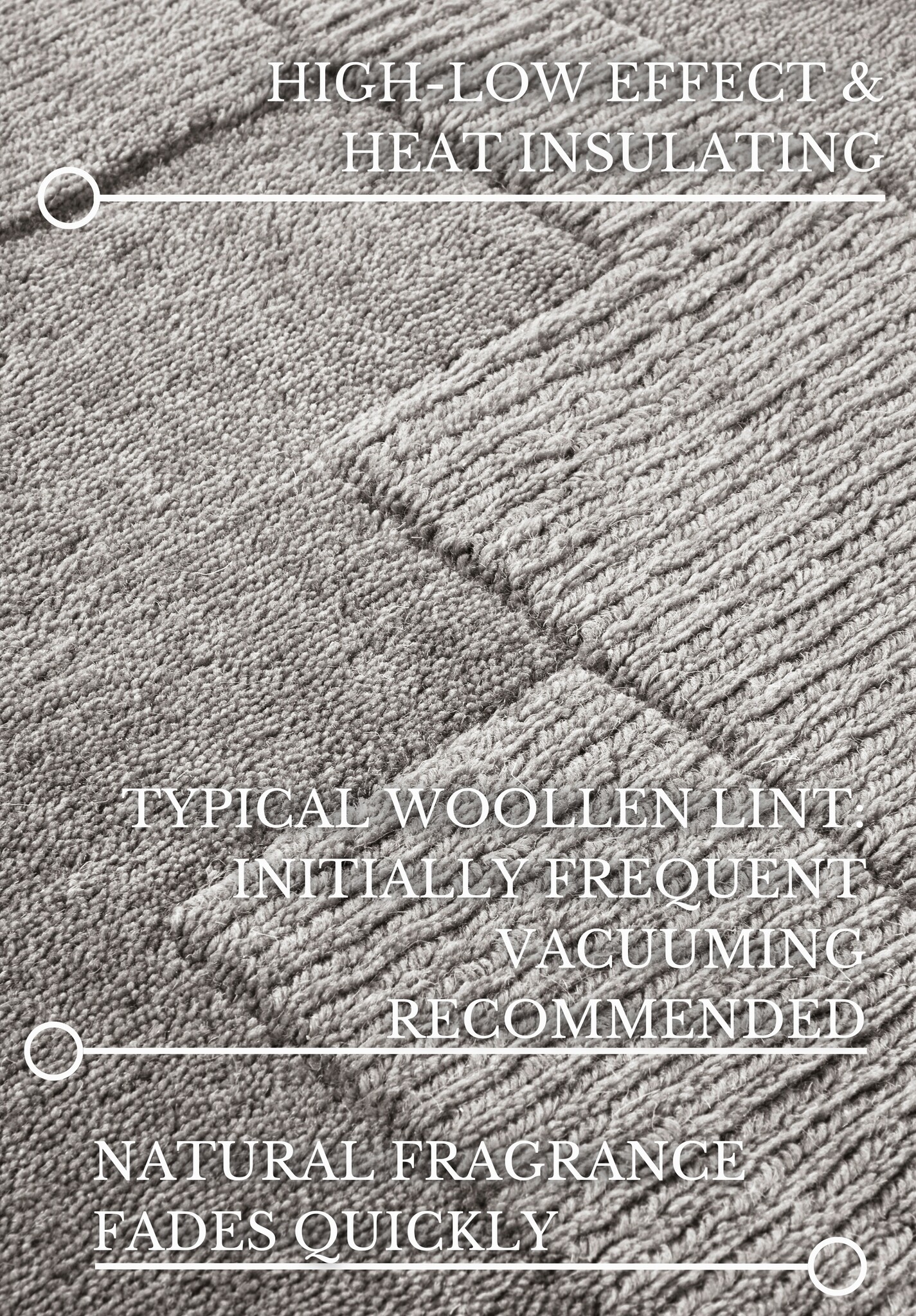 Villeroy & Boch Wilhelmine Wol Vloerkleed Grijs