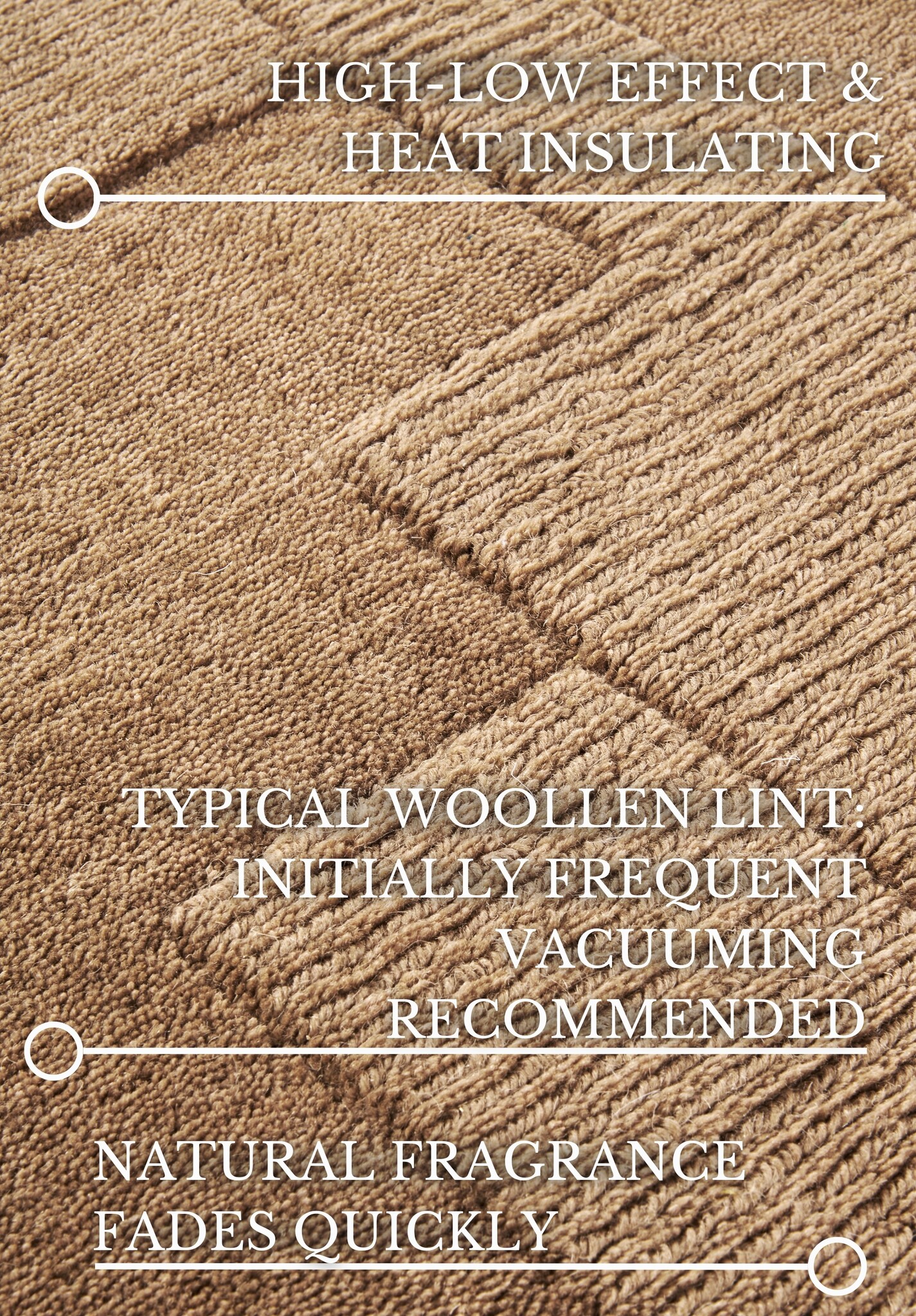 Villeroy & Boch Wilhelmine Wol Vloerkleed Beige