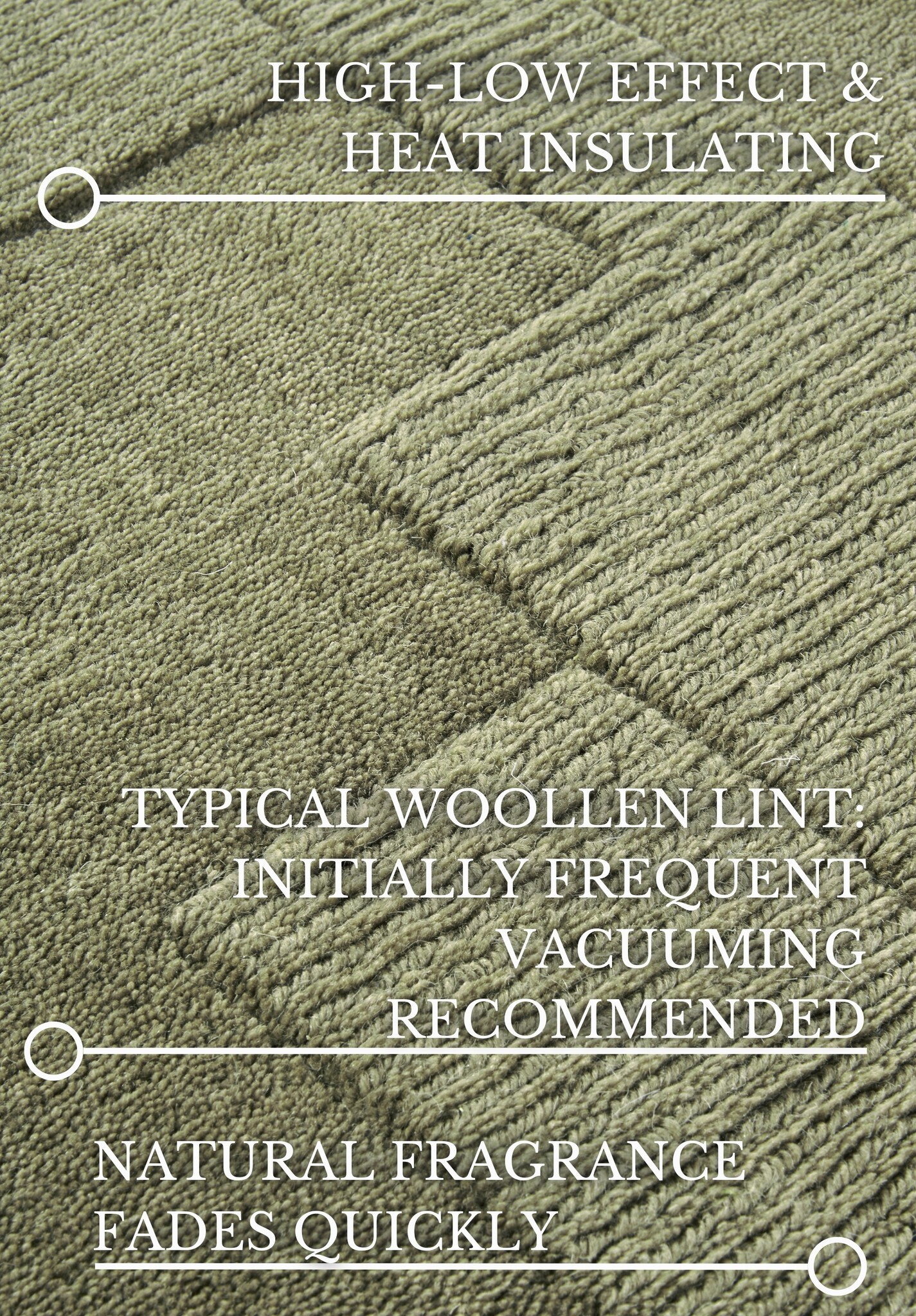 Villeroy & Boch Wilhelmine Wol Vloerkleed Groen