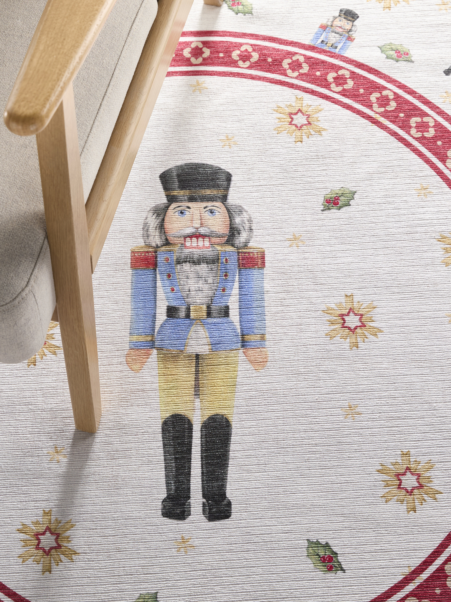 Villeroy & Boch Toy’s Delight Rond Vloerkleed Creme Rood