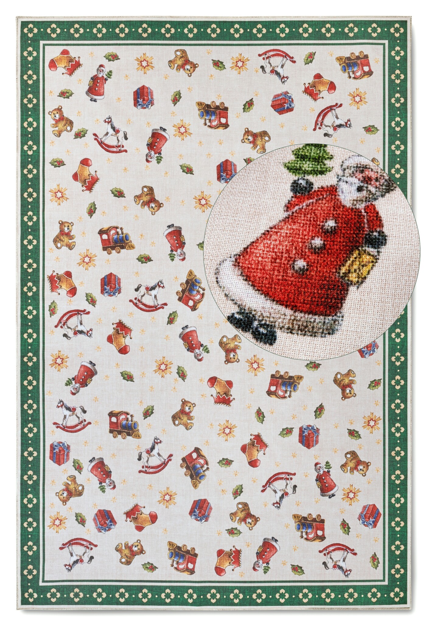 Villeroy & Boch Toy’s Delight Vloerkleed Nostalgisch Groen Multicolor