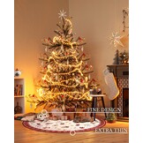 Villeroy & Boch Toy’s Delight Rond Vloerkleed Kerst Rood Creme