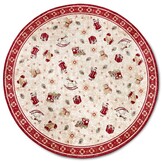 Villeroy & Boch Toy’s Delight Rond Vloerkleed Kerst Rood Creme