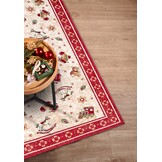 Villeroy & Boch Toy’s Delight Vloerkleed Kerst Rood Creme