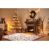 Villeroy & Boch Toy’s Delight Vloerkleed Kerst Rood Creme