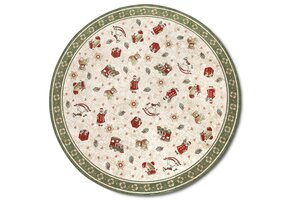 Villeroy & Boch Toy’s Delight Rond Vloerkleed Kerst Groen Creme