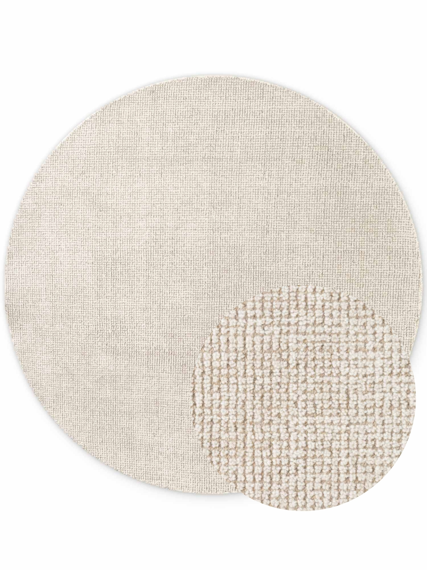 Ted Baker Greenwich Wol Vloerkleed Rond Creme