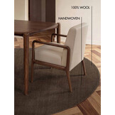 Ted Baker Greenwich Wol Vloerkleed Rond Bruin