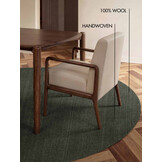 Ted Baker Greenwich Wol Vloerkleed Rond Groen