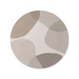 Ted Baker Hackney Wol Vloerkleed Rond Beige Grijs
