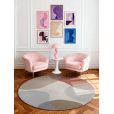Ted Baker Hackney Wol Vloerkleed Rond Multikleur