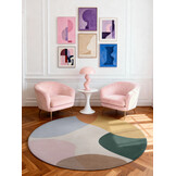 Ted Baker Hackney Wol Vloerkleed Rond Multikleur