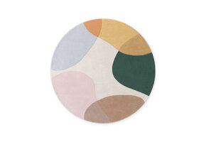 Ted Baker Hackney Wol Vloerkleed Rond Multikleur