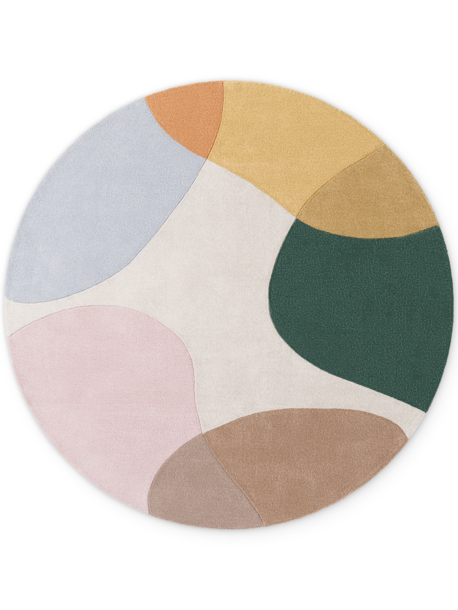 Ted Baker Hackney Wol Vloerkleed Rond Multikleur