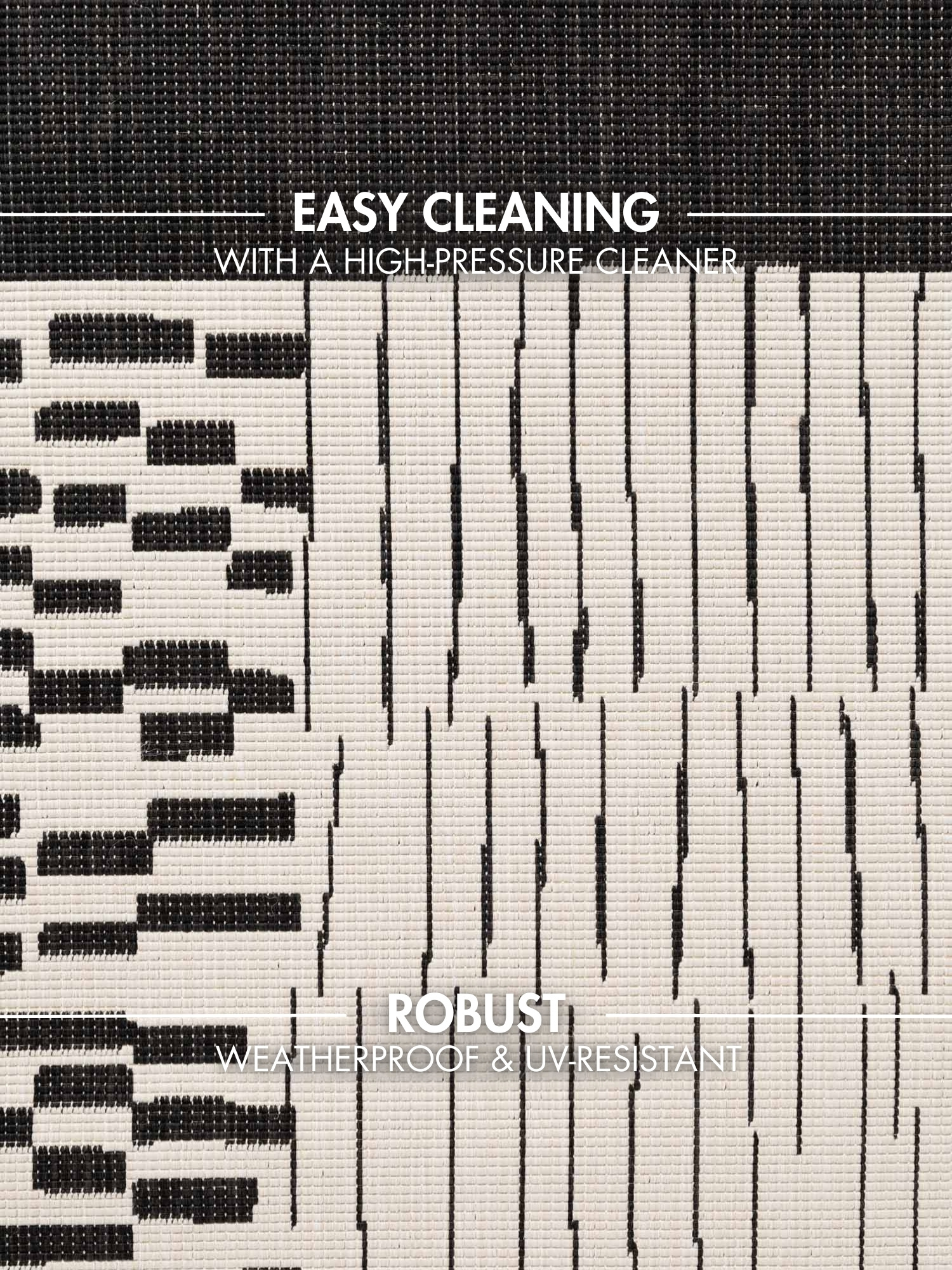 Ted Baker Haringey Buitenkleed Zwart Wit