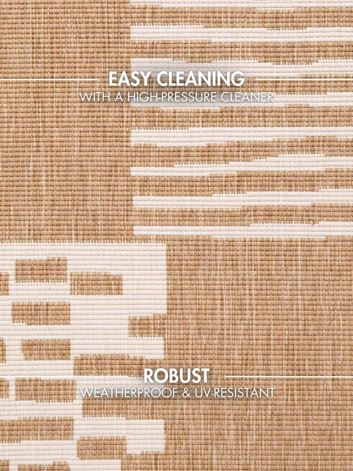 Ted Baker Haringey Buitenkleed Jute Wit