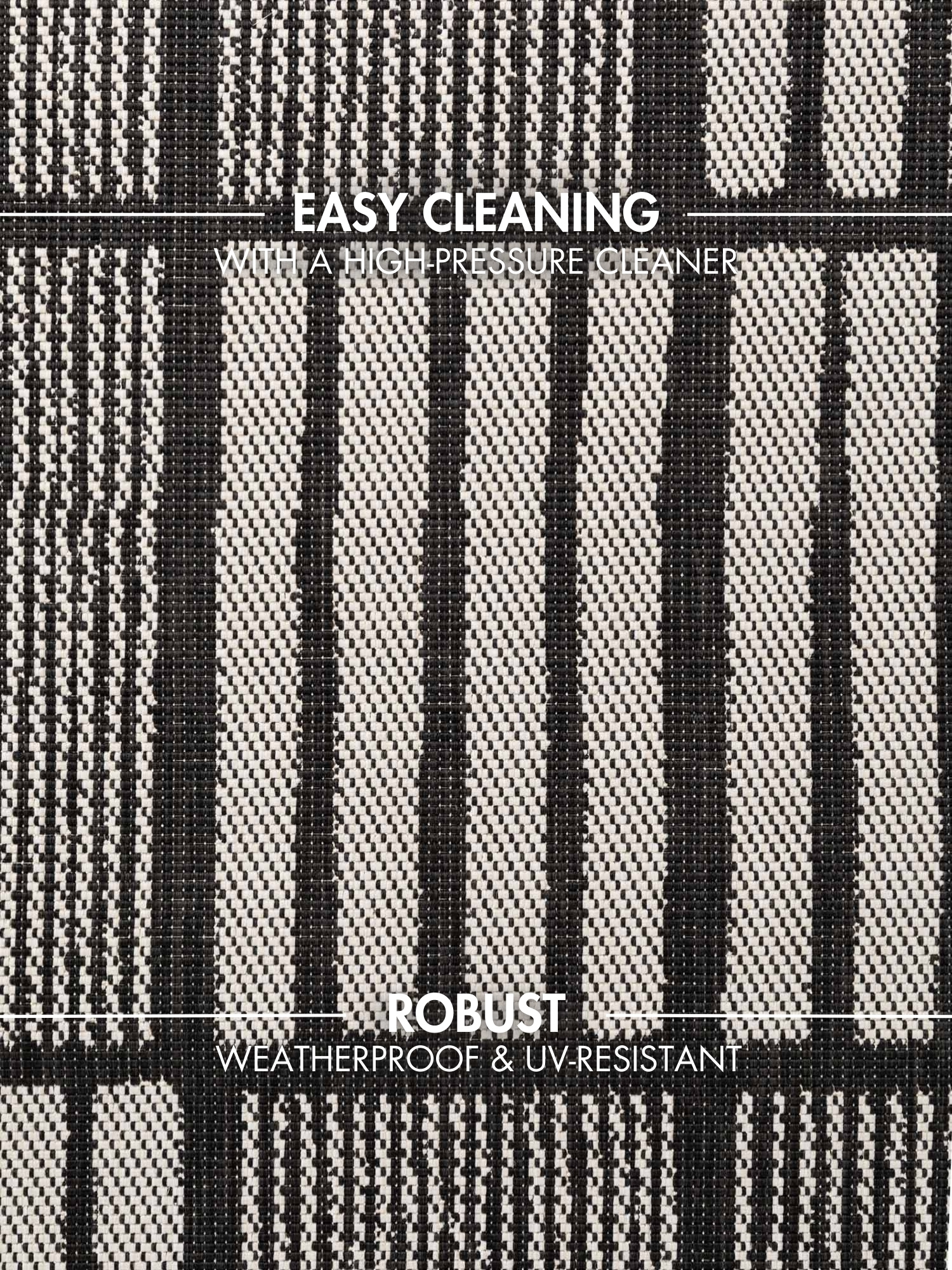 Ted Baker Haringey Buitenkleed Zwart Wit