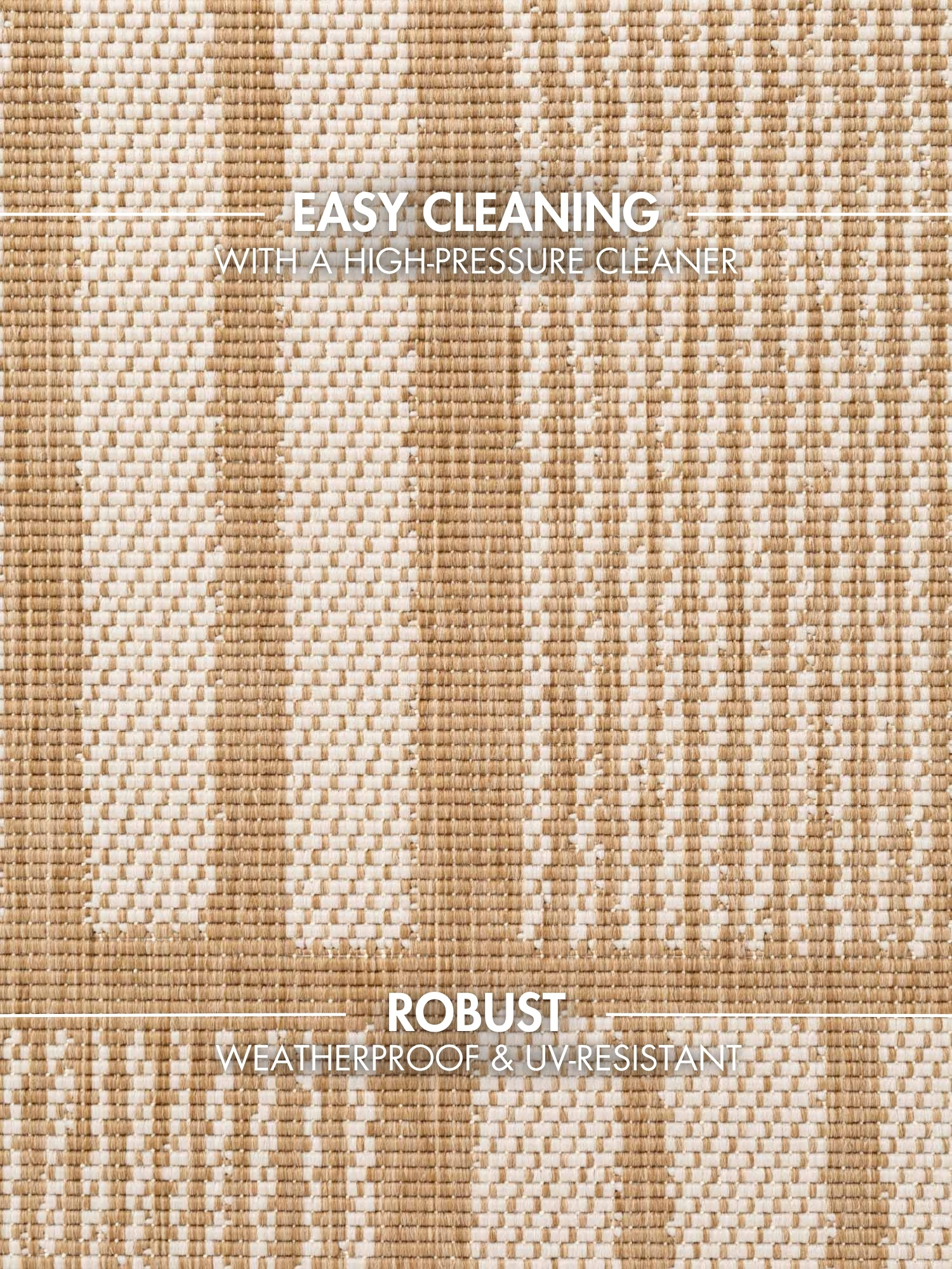 Ted Baker Haringey Buitenkleed Jute Wit