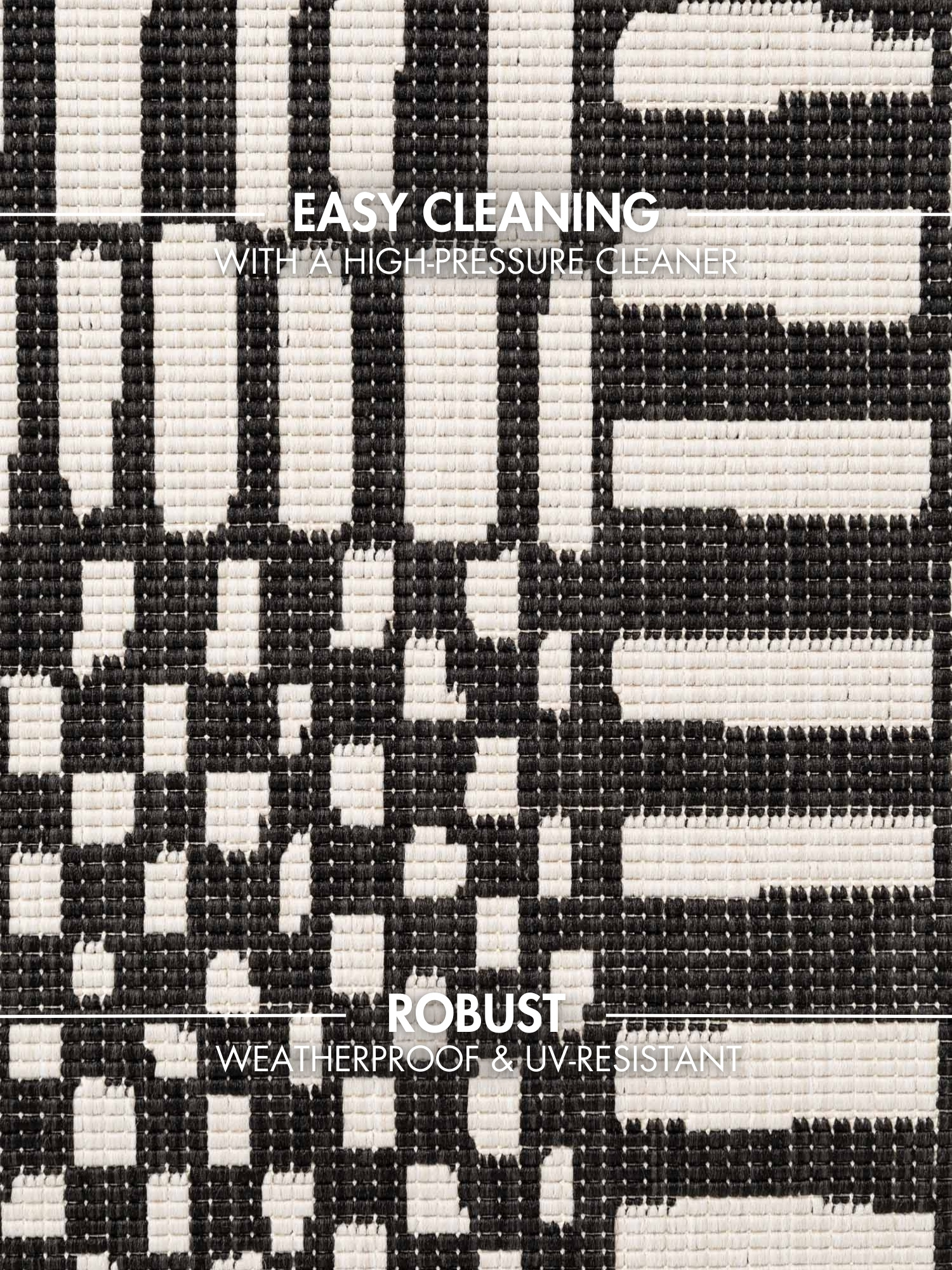 Ted Baker Haringey Buitenkleed Zwart Wit