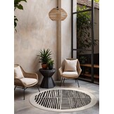 Ted Baker Haringey Rond Buitenkleed Zwart Wit