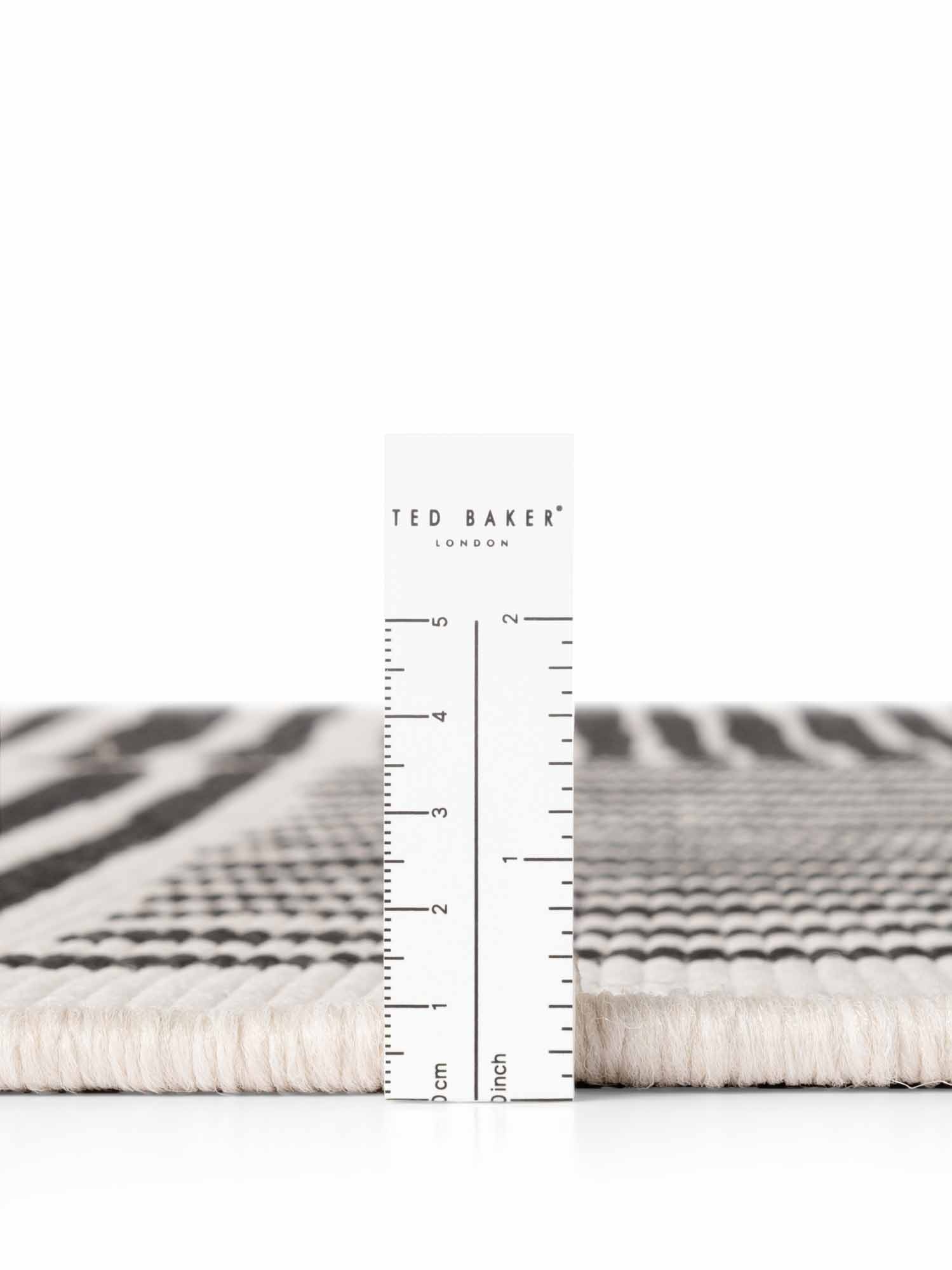 Ted Baker Haringey Rond Buitenkleed Zwart Wit