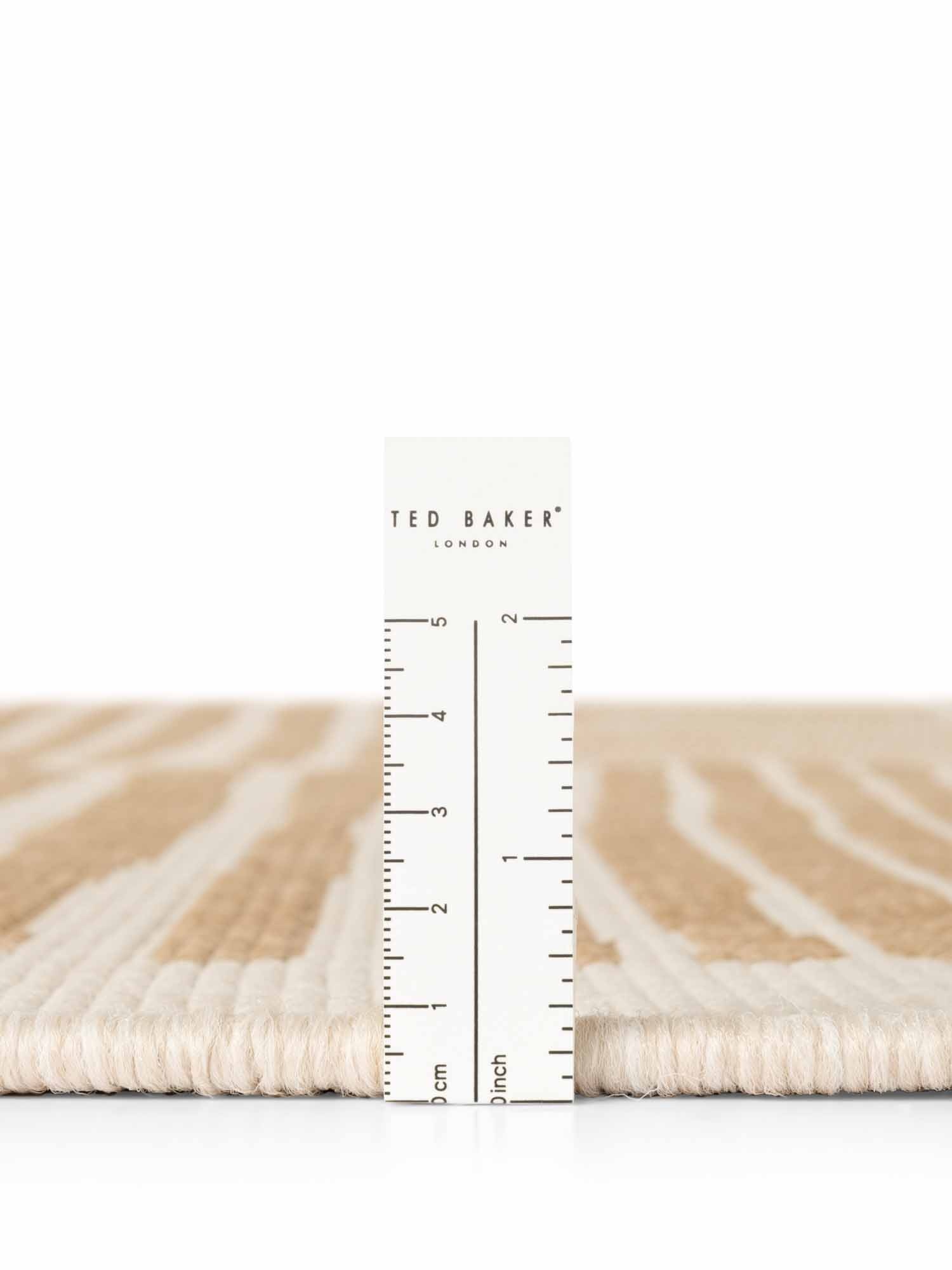 Ted Baker Haringey Rond Buitenkleed Jute Wit