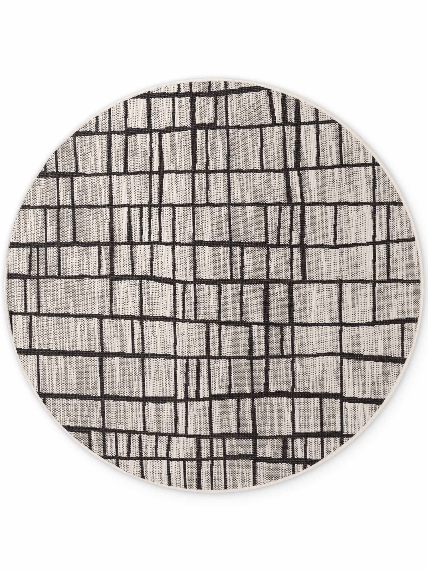 Ted Baker Haringey Rond Buitenkleed Zwart Wit