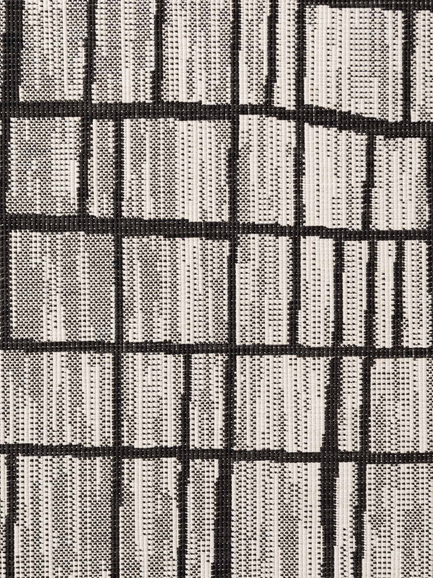 Ted Baker Haringey Rond Buitenkleed Zwart Wit