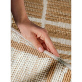 Ted Baker Haringey Rond Buitenkleed Jute Wit