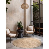 Ted Baker Haringey Rond Buitenkleed Jute Wit