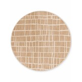 Ted Baker Haringey Rond Buitenkleed Jute Wit