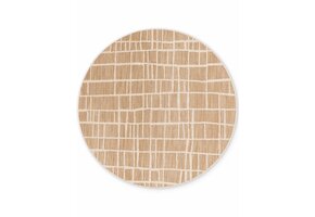 Ted Baker Haringey Rond Buitenkleed Jute Wit