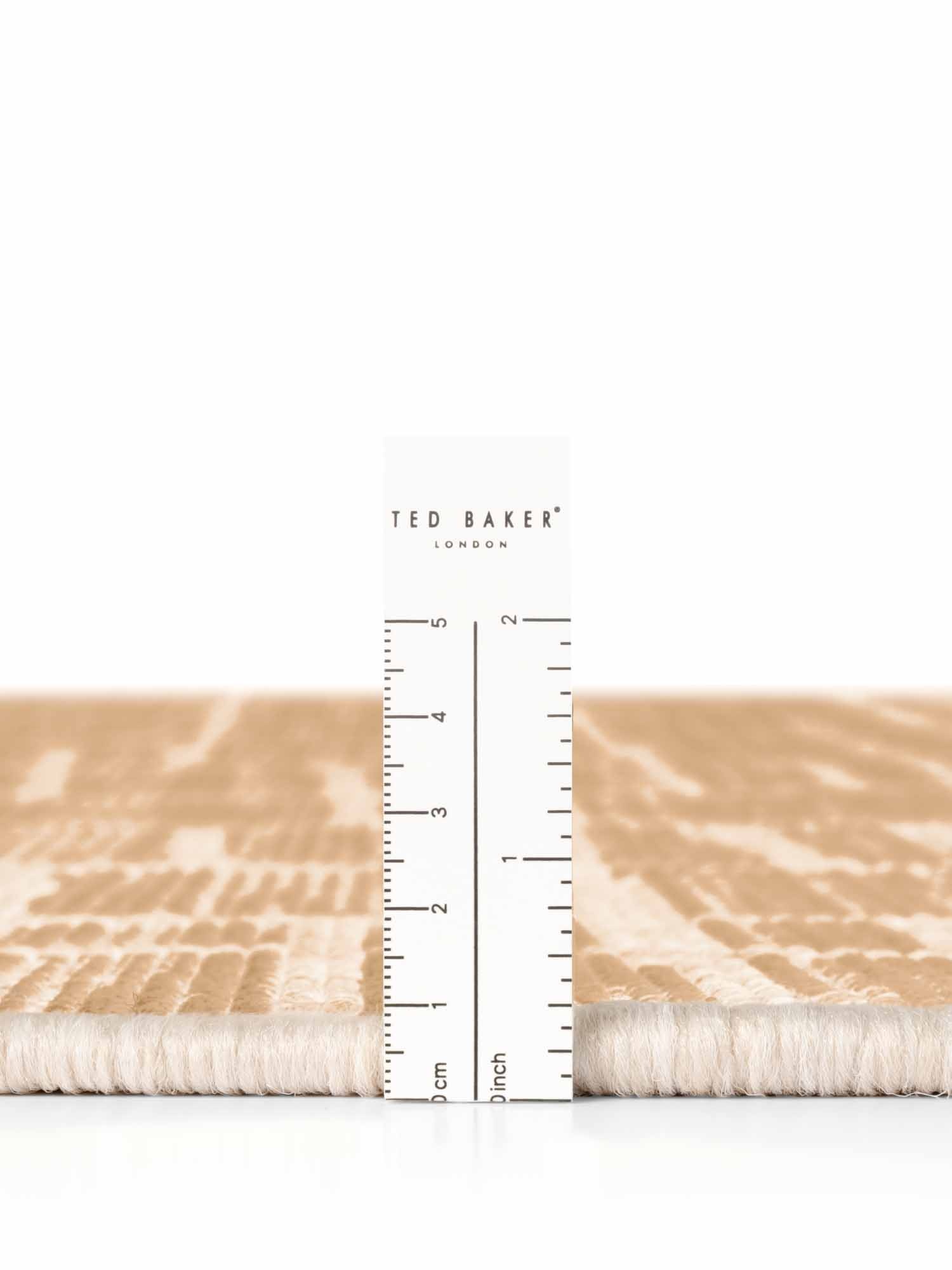 Ted Baker Haringey Rond Buitenkleed Jute Wit